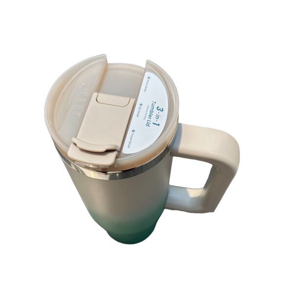 RTIC 30oz ROAD TRIP TUMBLER (CERAMIC LINING) - SAGE OMBRE - Picture 3 of 3